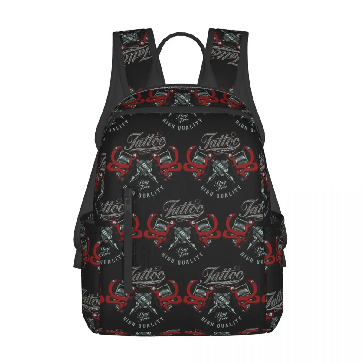 Custom Bib Tattoo Artist Tattooists Backpack Daypack Large Capacity Children BookBag School Bag Shoulder Bags for Men Women