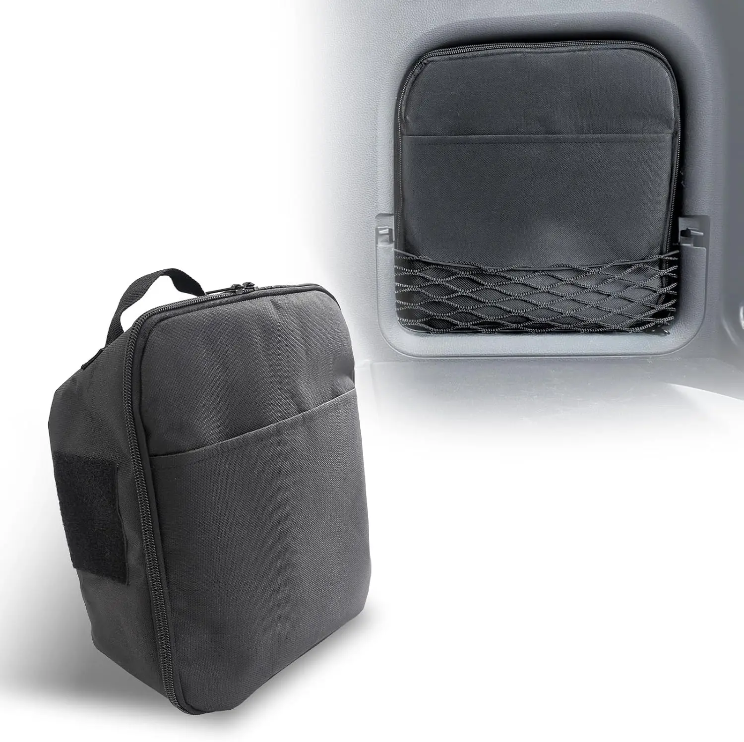 

Органайзер для багажника RAV4, черный боковой карман-органайзер для хранения, подходит для аксессуаров Toyota RAV4 2019-2025