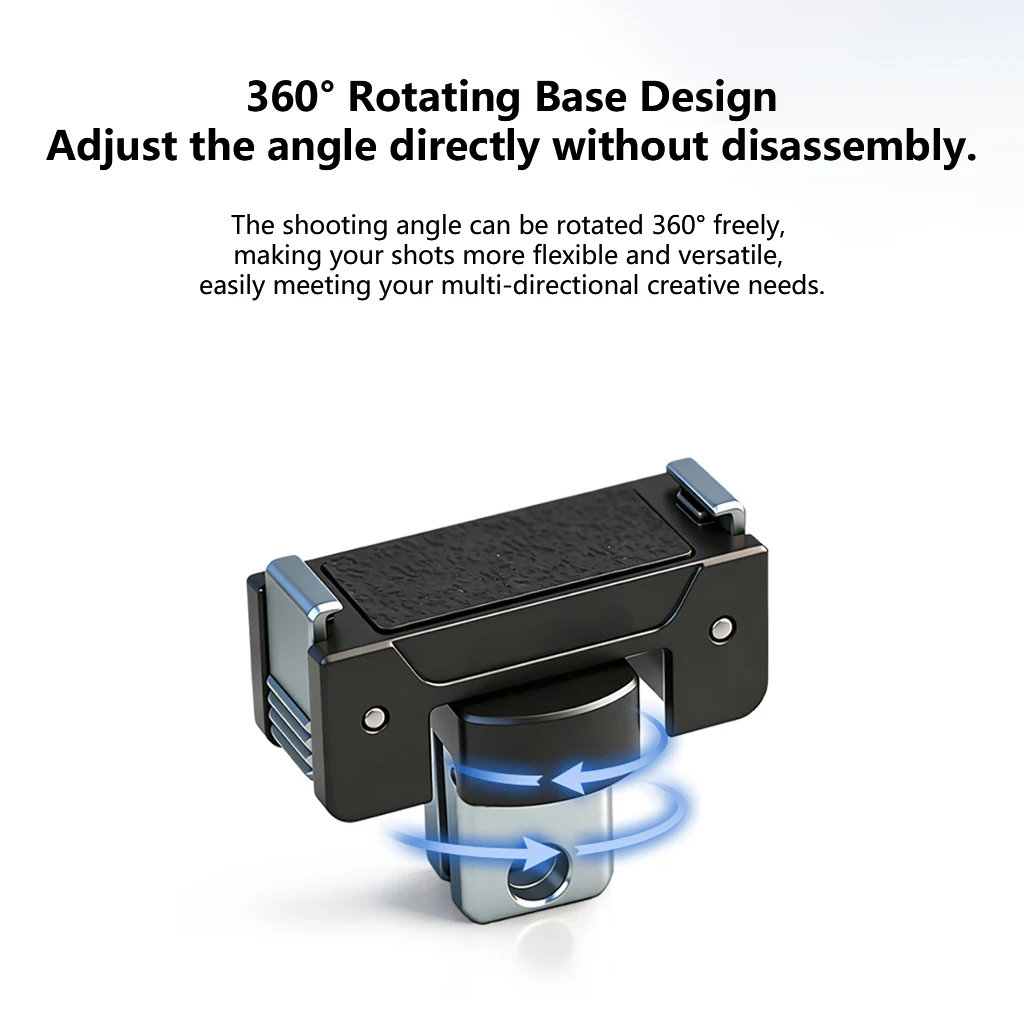 BGNing Magnetischer Adapter-Halter für DJI Osmo Action 5Pro 4 3 6 Faltbare Schnellwechsel-Halterung Kamera-Stativ-Adapter-Halterung – Detail 3