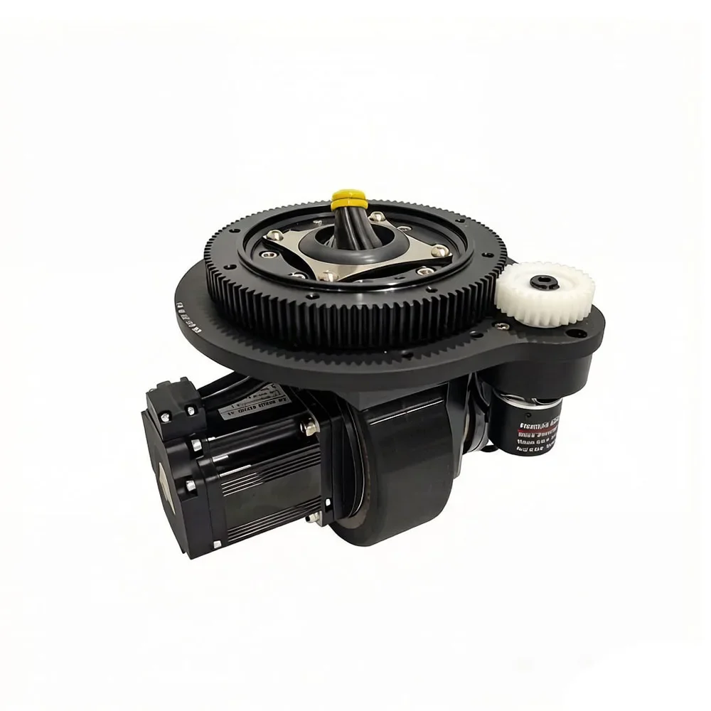 TZBOT 750W Horizontal Drive Wheel 500kg Load Capacity 150mm Wheel Diameter High Precision Steering Gear