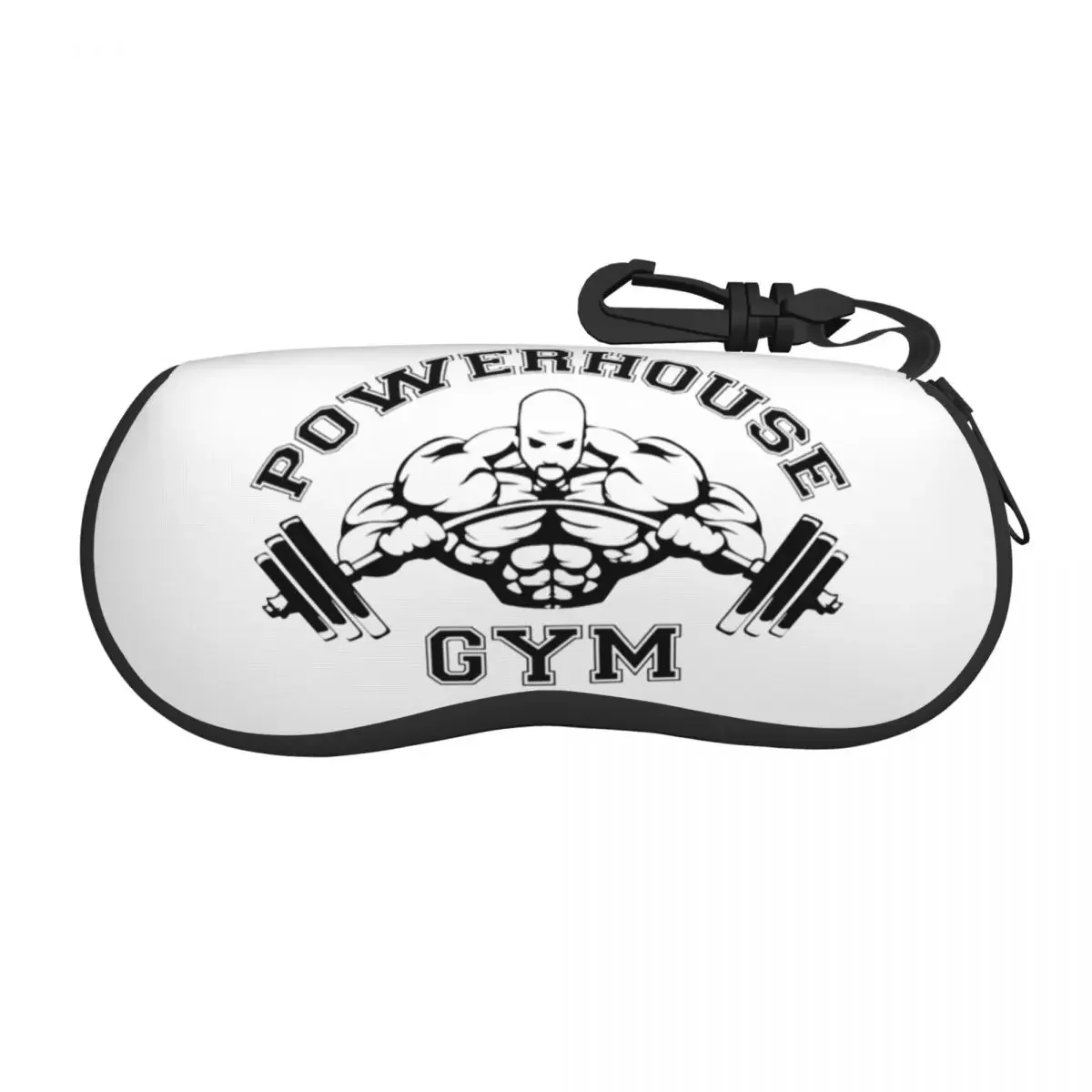 Custom Powerhouse Gym Logo Shell Glasses Case Unisex Travel Bodybuilding Fitness Eyeglasses Case Sunglasses Protector Box