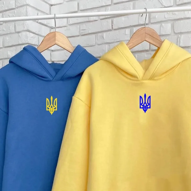 2023Autumn Winter Ukrainian Hoodies Pullover Woman Ukraine Sweatshirt Stand with Ukraine Clothes Glory Hoody Unisex Clothing