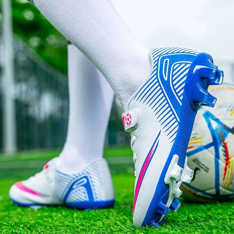 Hoogwaardige Kindervoetbalschoenen Zaalvoetbal Schoenen Jongen Meisje Tf/Fg Turf Voetbalschoenen Kid 'S Sneakers School Voetbalveld Schoenplaatjes