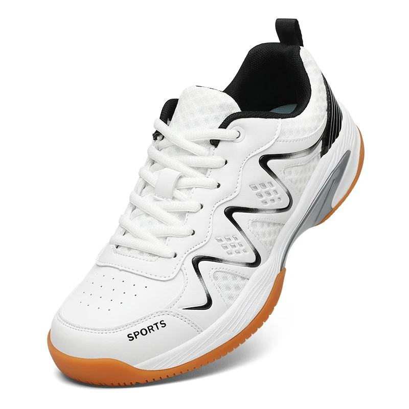 Big Size 36-47 Profession Tennis Shoes Breathable Tennis Sneakers Shock-Absorbant Training Sneakers New Style Badminton Shoes