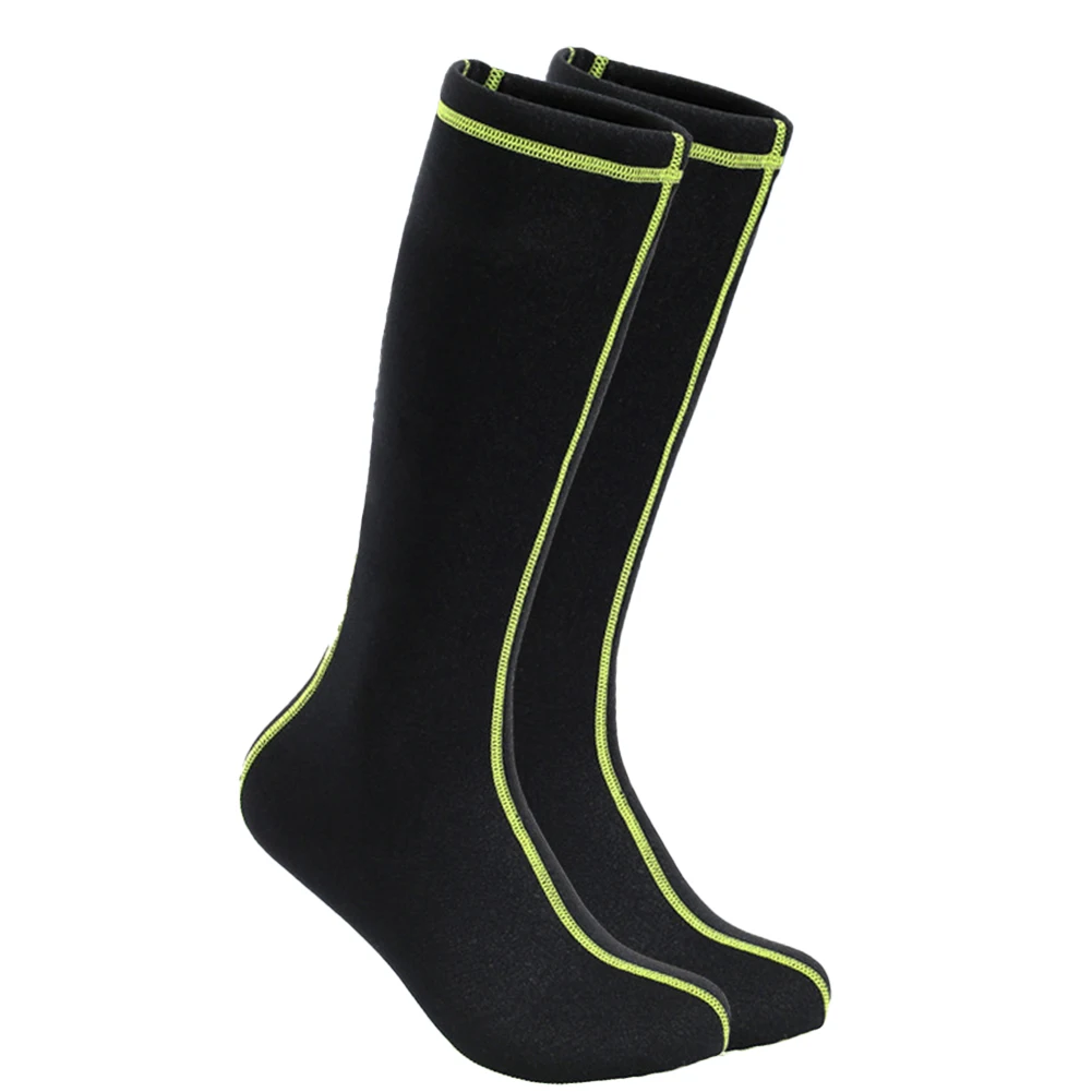 Long Snorkeling Socks for Scuba and Surfing Comfortable Wear Resistant Beach Swim Socks with Slip Feature Long