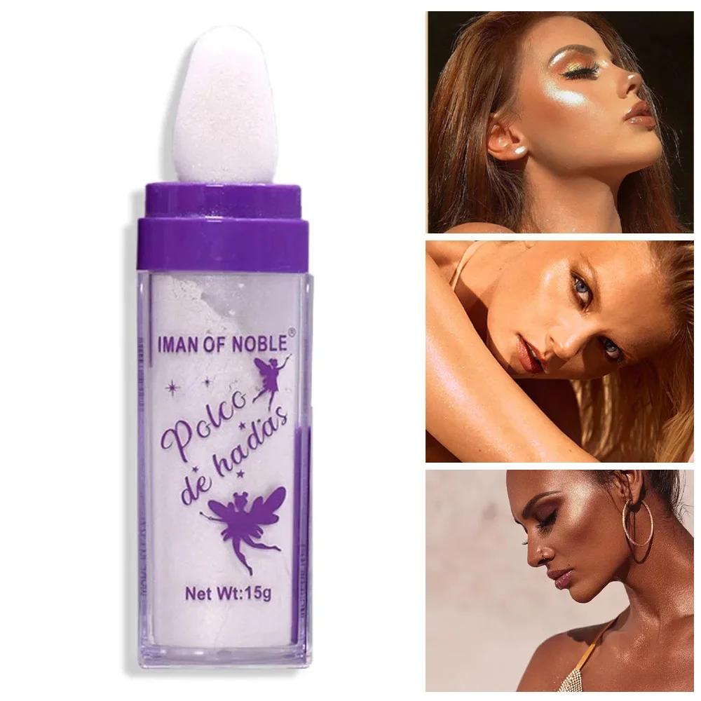 15g Highlighter Pulver Polvo De Hadas Glitter Pulver Schimmer Kontur Pulver für Gesicht Körper Highlight Make-Up