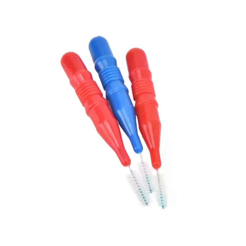 50 unids/lote cepillo Interdental de plástico suave palillo de dientes para limpieza de dientes higiene bucal hilo Dental cuidado bucal saludable hilo Dental