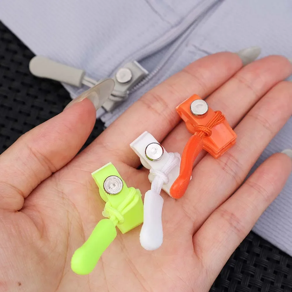 20pcs Zipper Repair Kit Universal Instant Zipper Repair Replacement Zippers Sliding Teeth Rescue Zippers Head 3 Different Sizes