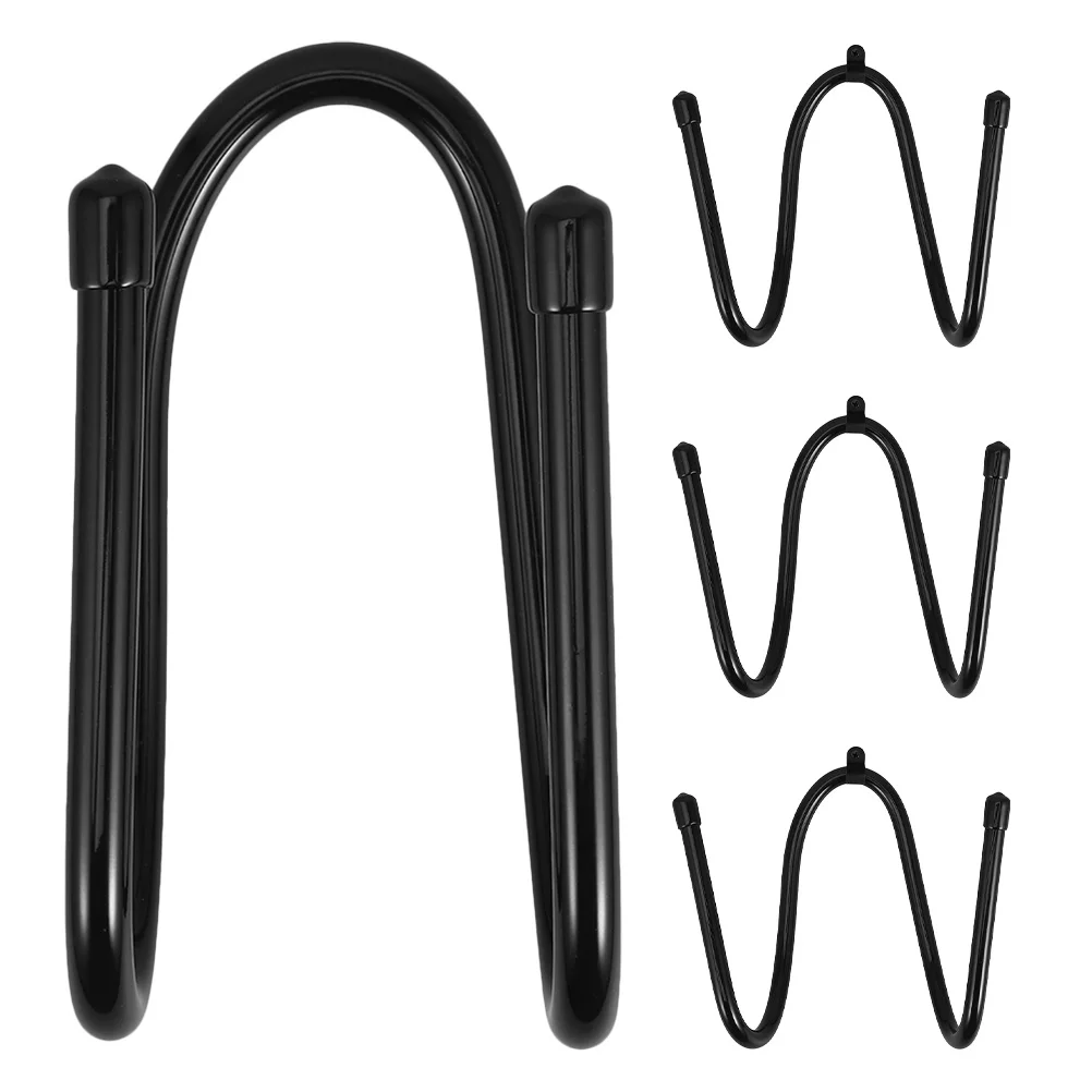 

4 шт. настенный держатель для качения металлические крючки органайзер для хранения стойка витрина простая установка не требует сверления