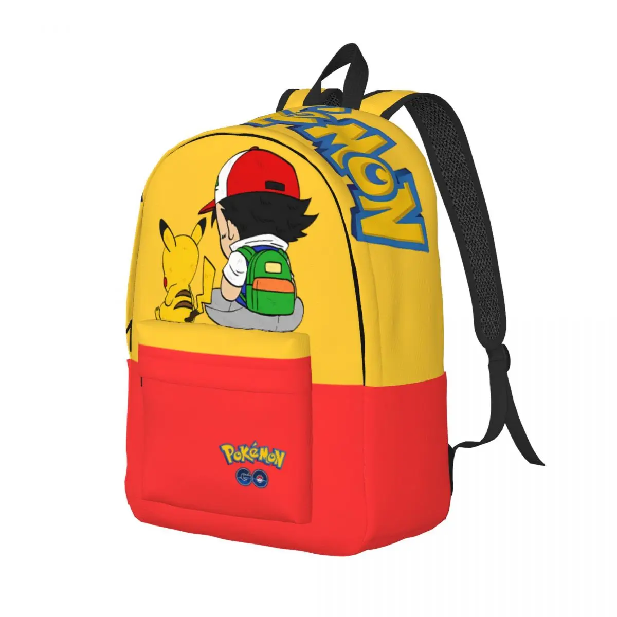 Gift Pokemon Boy And Pet Monster Sturdy Shoulder Kindergarten Bag Pocket Monster Pikachu Dual-Use Girl Boy Storage Bag Campus