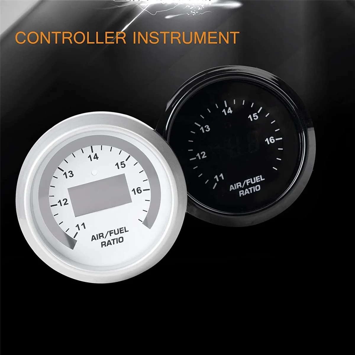 

#556A AFR 52mm Wideband O2 UEGO Controller Air Fuel Ratio Gauge AFR (Plastic+Metal)