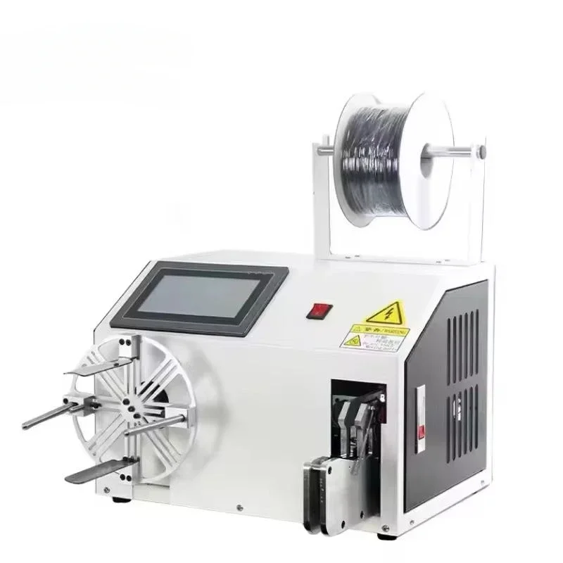 XC-20A-1 Automatic Electric Data Wire Power Cable Coiling Winding And Tying Binding Banding Machine