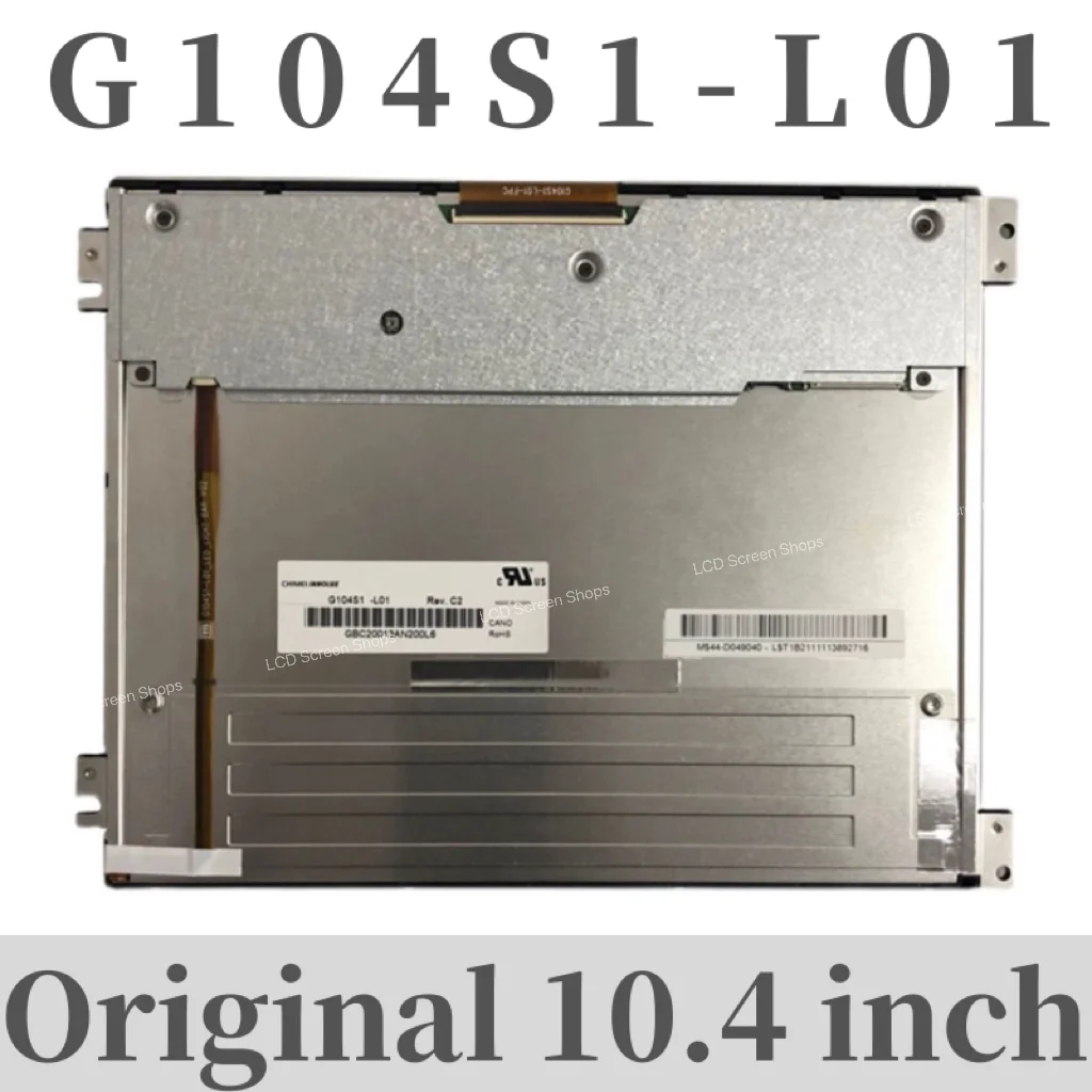 Tela LCD original, novo, 10.4 Polegada, G104S1-L01, G104AGE-L02