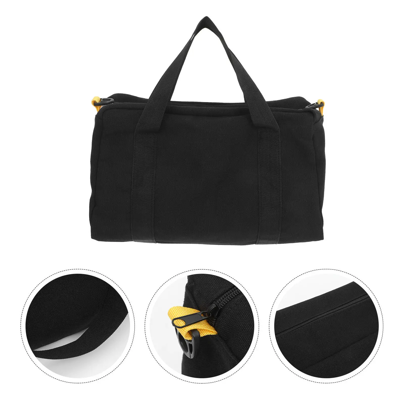 

Large Capacity Portable Canvas Tool Bag Multifunctional Heavy Duty Handheld Repair Tool Storage Organizer for Construction