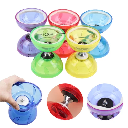 1 Juego de Diabolo portátil chino Yoyo Diabolo, equipo de Fitness profesional para adultos, niños, ancianos, ejercicio de agilidad interior al aire libre