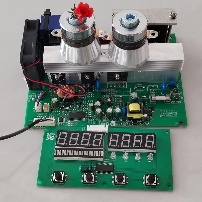 28 كيلو هرتز 400 واط مولد بالموجات فوق الصوتية ثنائي الفينيل متعدد الكلور للغسالات الصناعية