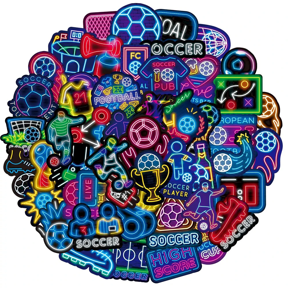 Рисунок 2 - неоновые футбольные спортивные