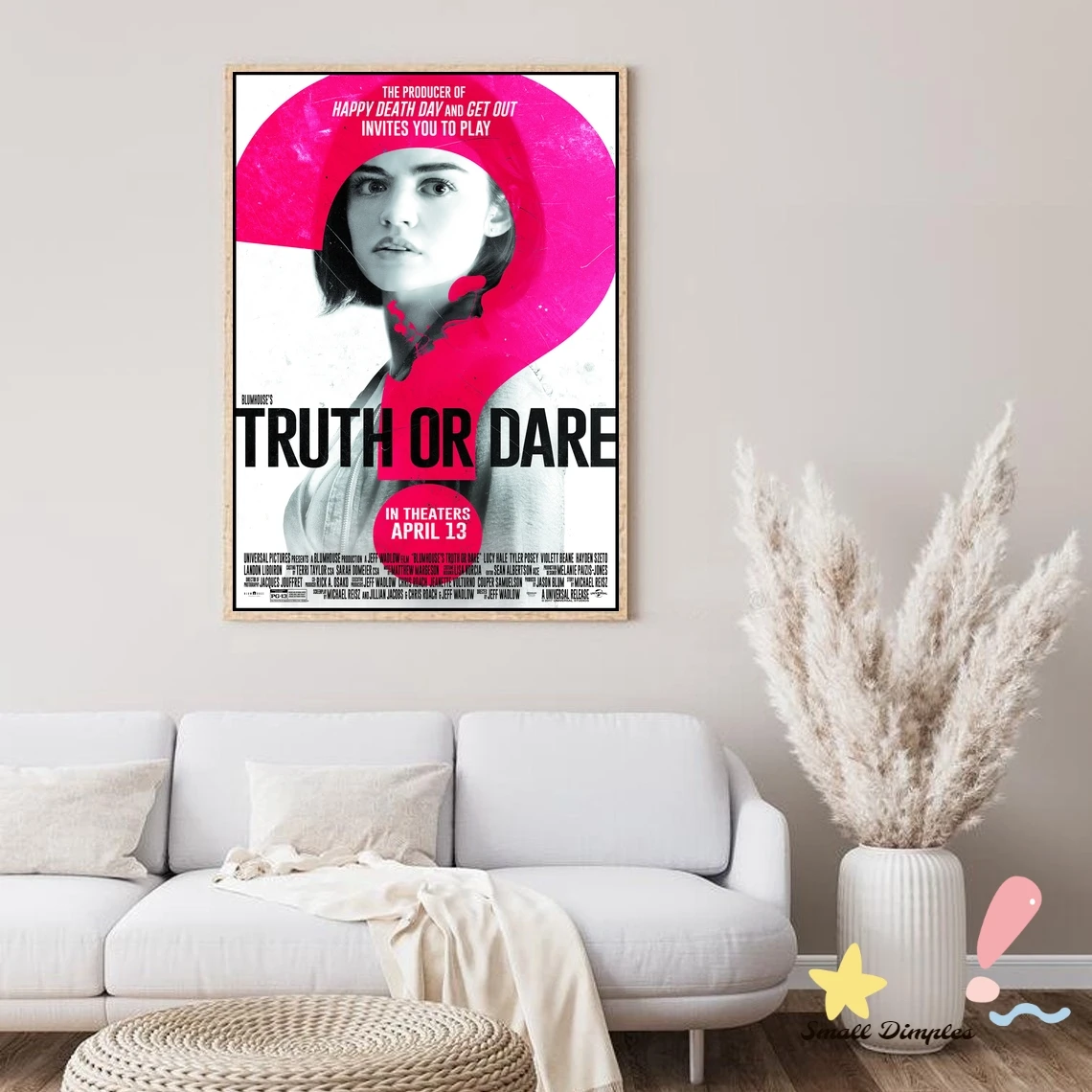 Truth Or Dare Classic Movie Poster Canvas Art Print Home Decoration Wall Painting ( No Frame )