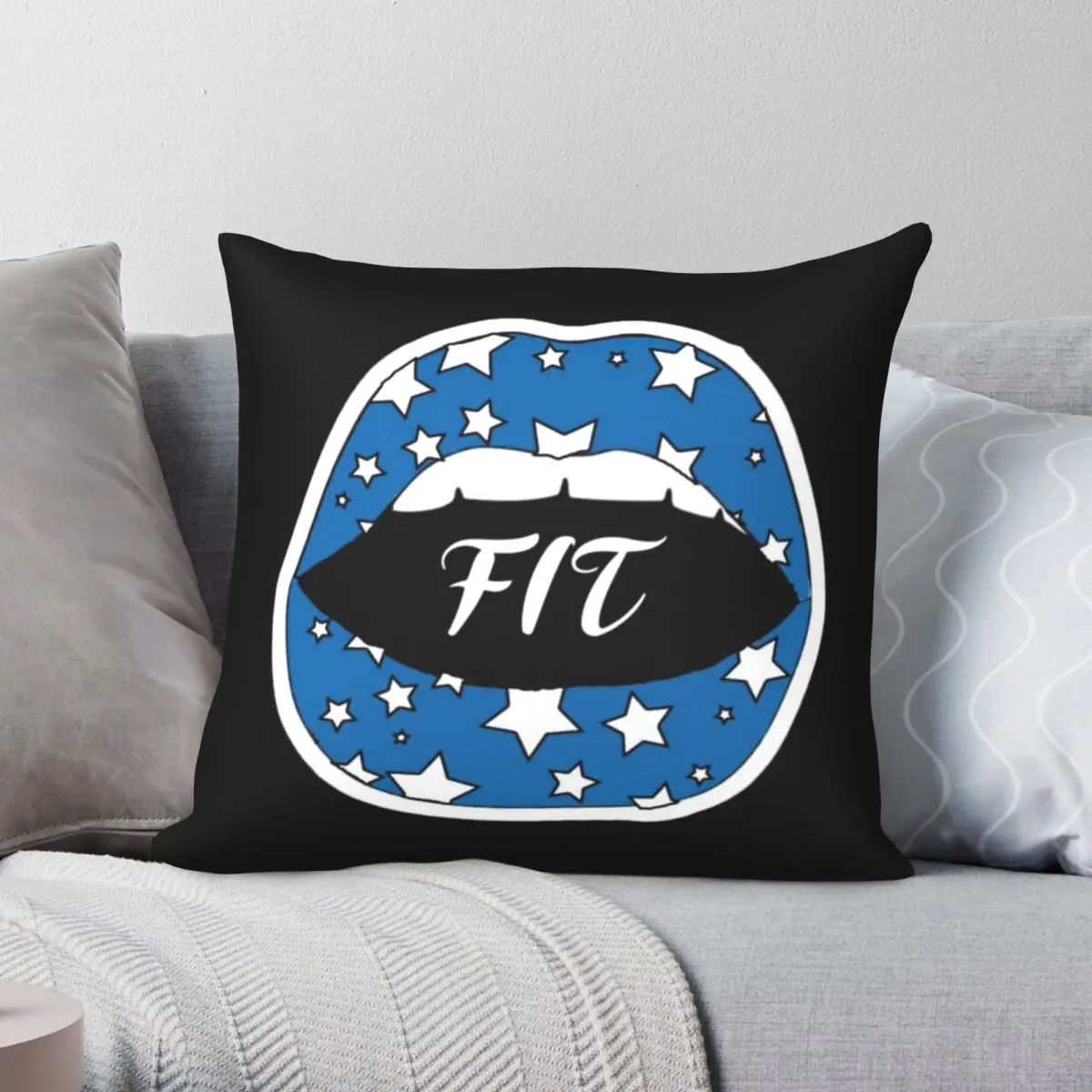 

Fashion Institute Of Technology Pillowcase Polyester Linen Velvet Printed Zip Decor Throw Pillow Case Sofa Seater Cushion Case