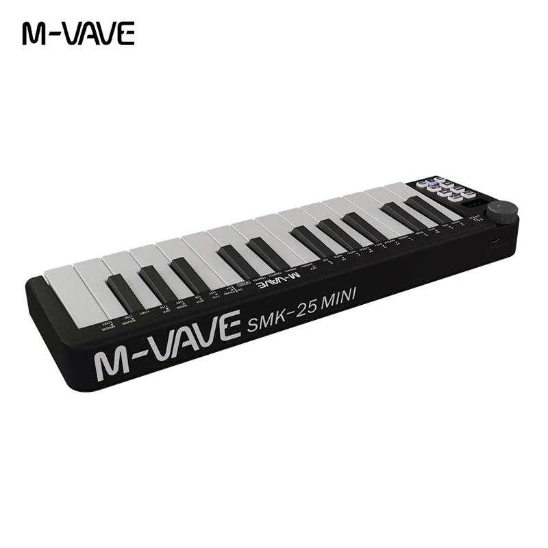 M-valve SMK-25 mini MIDI instrument keyboard, 25 speed, supporting portable USB wireless connection