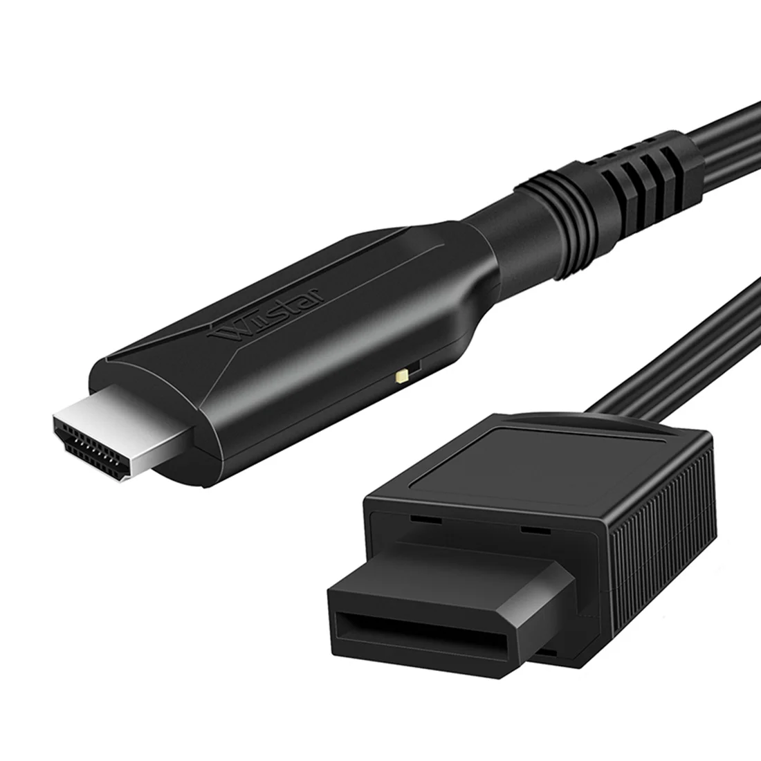 WIISTAR WII para cabo conversor compatível com HDMI, compatível com HDMI para adaptador de monitor HDTV, compatível com HDMI