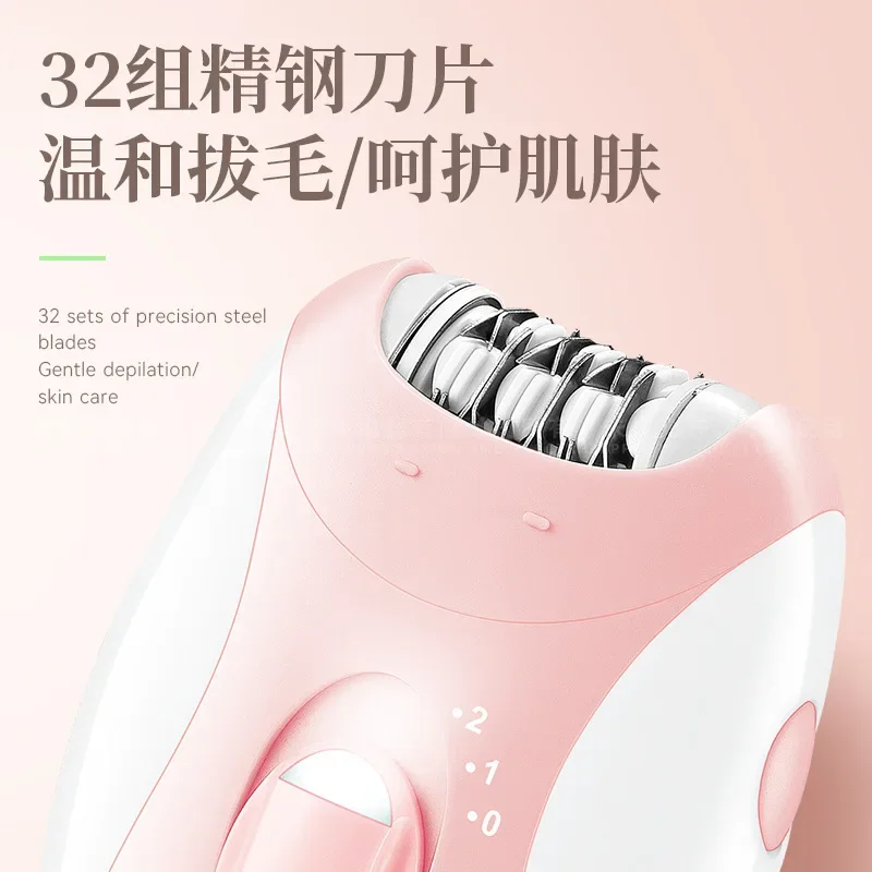 Electric Hair Remover Kemei KM 189B Waterproof Portable USB Trimmer For Women Men Bikini Body Grooming Device