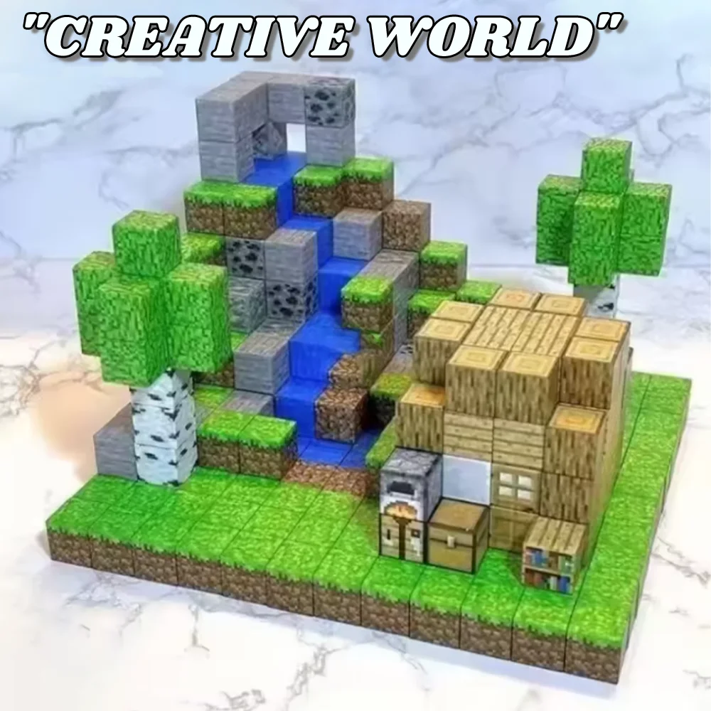 

Магнитные строительные блоки, игрушки, образовательные строительные наборы для мальчиков и девочек, совместимые детали, детские творческие игры