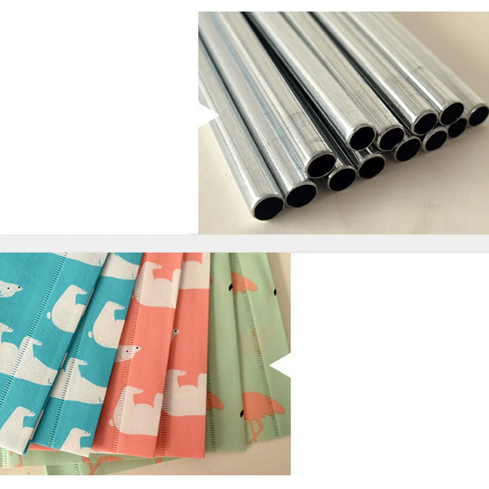 

4 Tier Plastic Shoe Rack Metal Frame Pp Connectors Waterproof Non-Woven Fabric Shoe Storage For Sneakers Heels Slippers