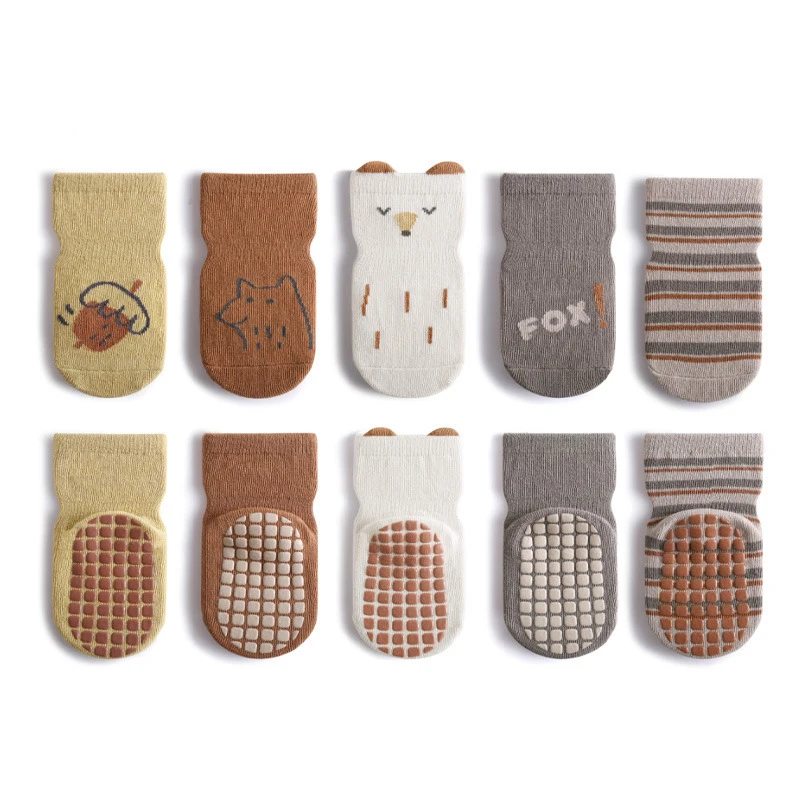 

Cute Children's Socks Spring Autumn Boy Anti Slip Newborn Baby Floor Socks Cotton Infant Kids Socks for Girls Baby Accessories