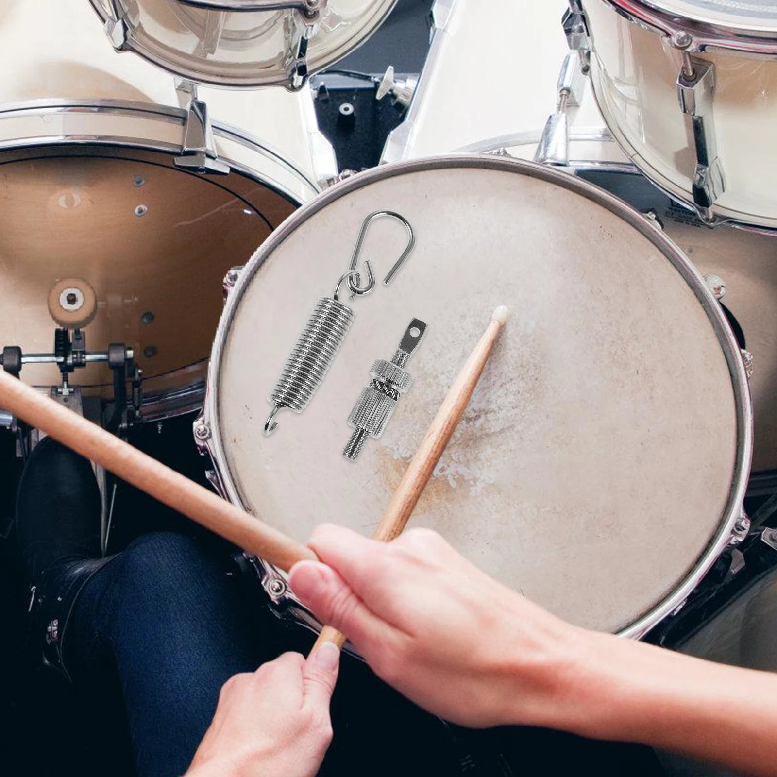 

1 set 1 Set Bass Drum Pedal Spring Metal Tensioner For Drummers Replacement Parts Drum Accessories Percussion Pedal Spring