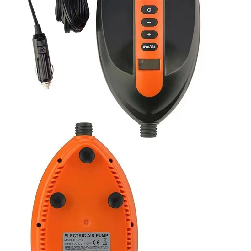 

NALFI-Paddle Electric Inflator 12V Vehicle High-Pressure Pump Surfboard Kayak Boat Inflatable Tent Inflation.