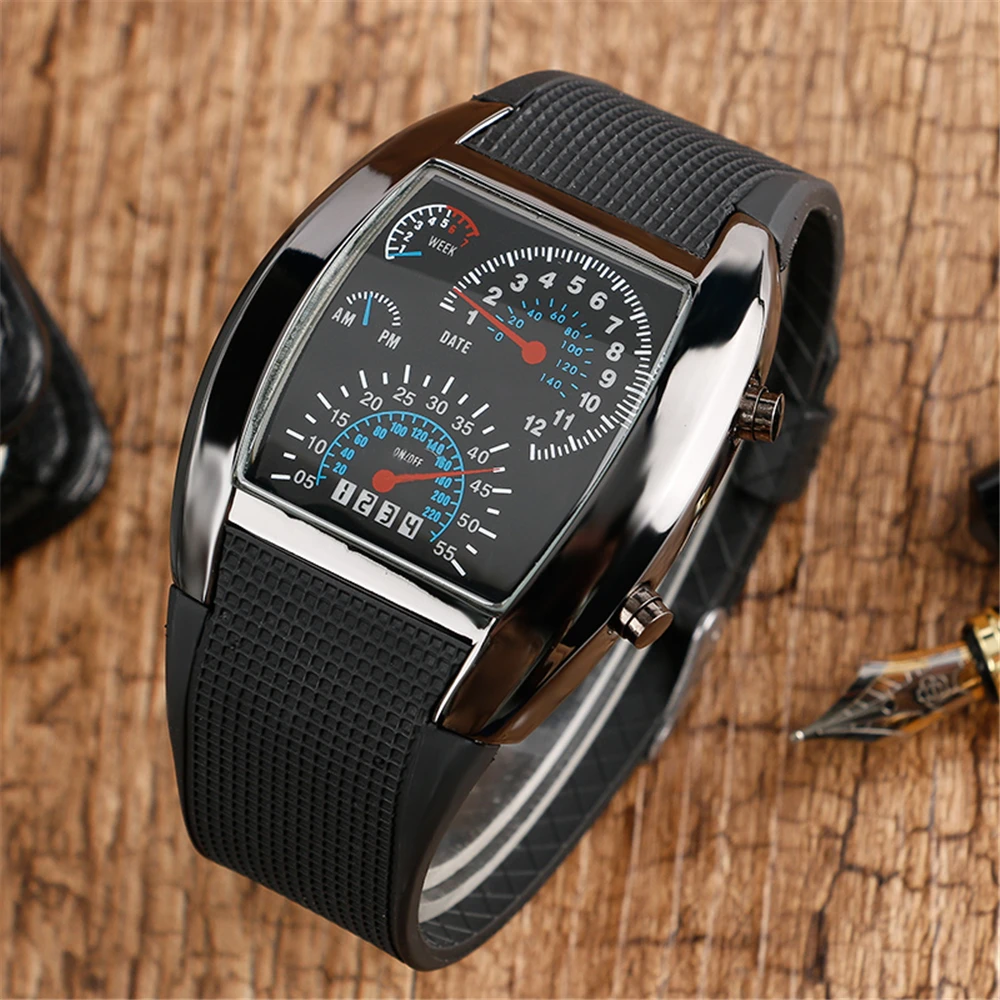 LED Men's Watches Fashionable Watches Sports Watches Ideal Gifts