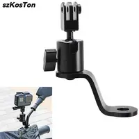 Soporte de aluminio para espejo retrovisor de motocicleta, soporte para cámara GoPro 13, 12, 11, 10, Insta360, GO3, X3, X4, DJI Osmo Action 5 Pro 4