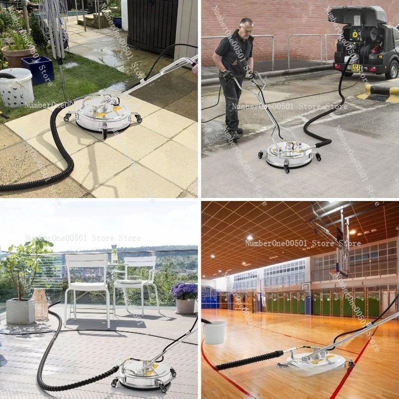 20 Inch Stainless Steel High Pressure CleanerIndustrial Site Washer with Siphon Sewage andWaterRecycling Function for Heavy Duty