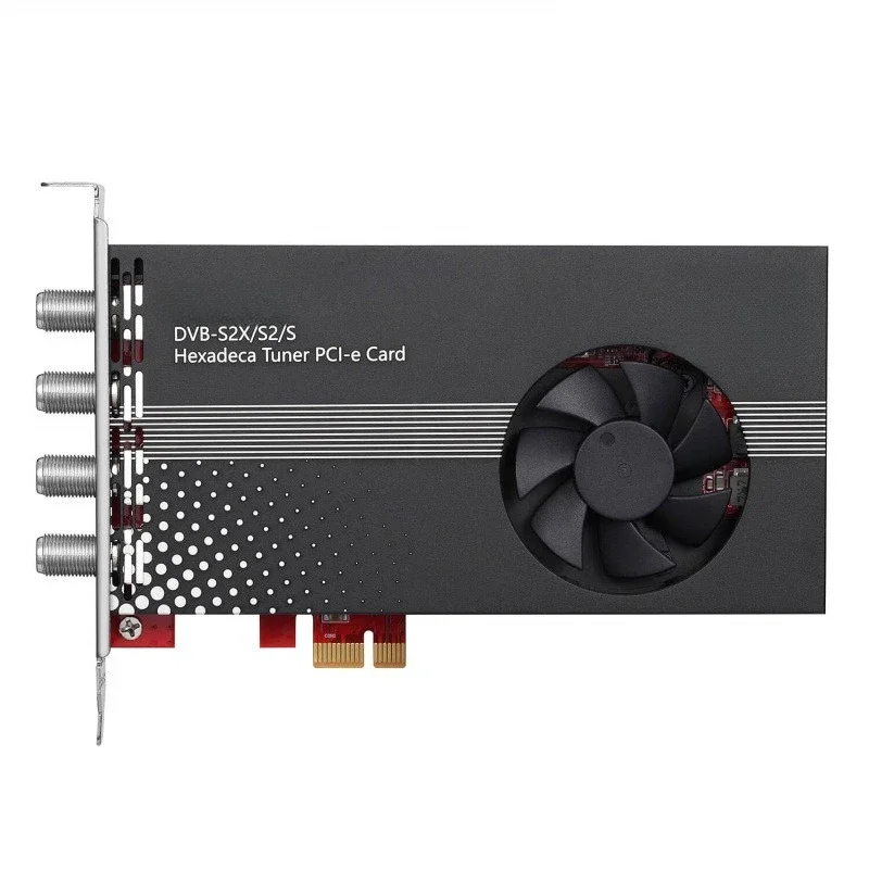 DVB-S2X/S2/S 16-channel frequency input pcie interface computer TV data receiving card