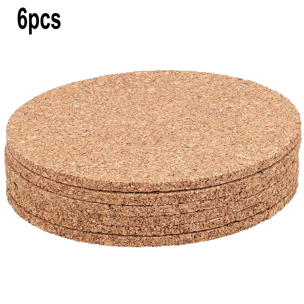 

High Quality 6/12PCS Cork Coaster Cup Mats Cup Coasters Drinks Holder For Home Round/Square Table Pad Coffee Cup Pad