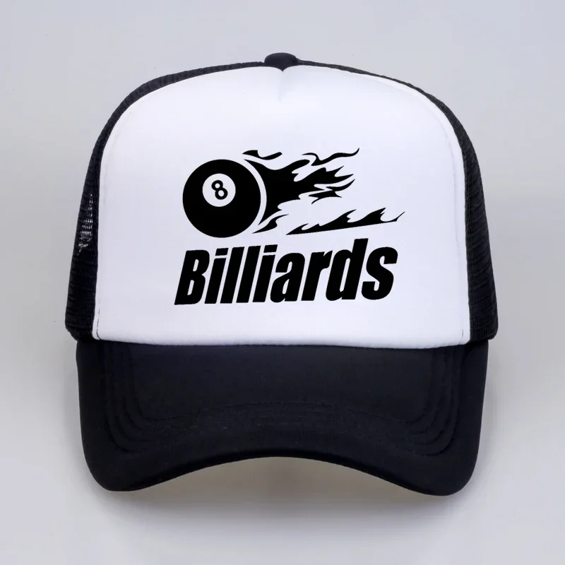 

Summer Brand Billiards Men trucker cap Snooker Lovers Baseball cap Fashion Brand Dad hat Unisex snapback hats bone