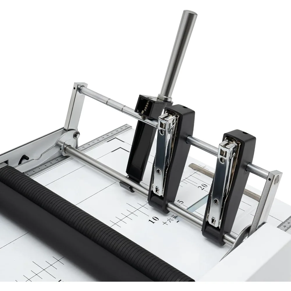 Rilegatrice pieghevole per libretti A3 60W 110V Macchina pieghevole e rilegatrice per carta Cucitrice per carta multifunzionale