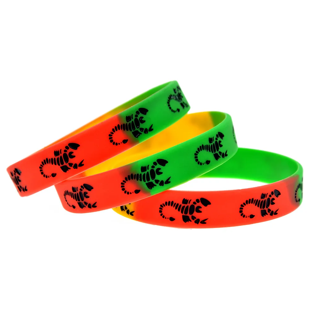 1 PC Scorpions Silicone Bracelet For Music Fans Subsection Color Deobossed Logo