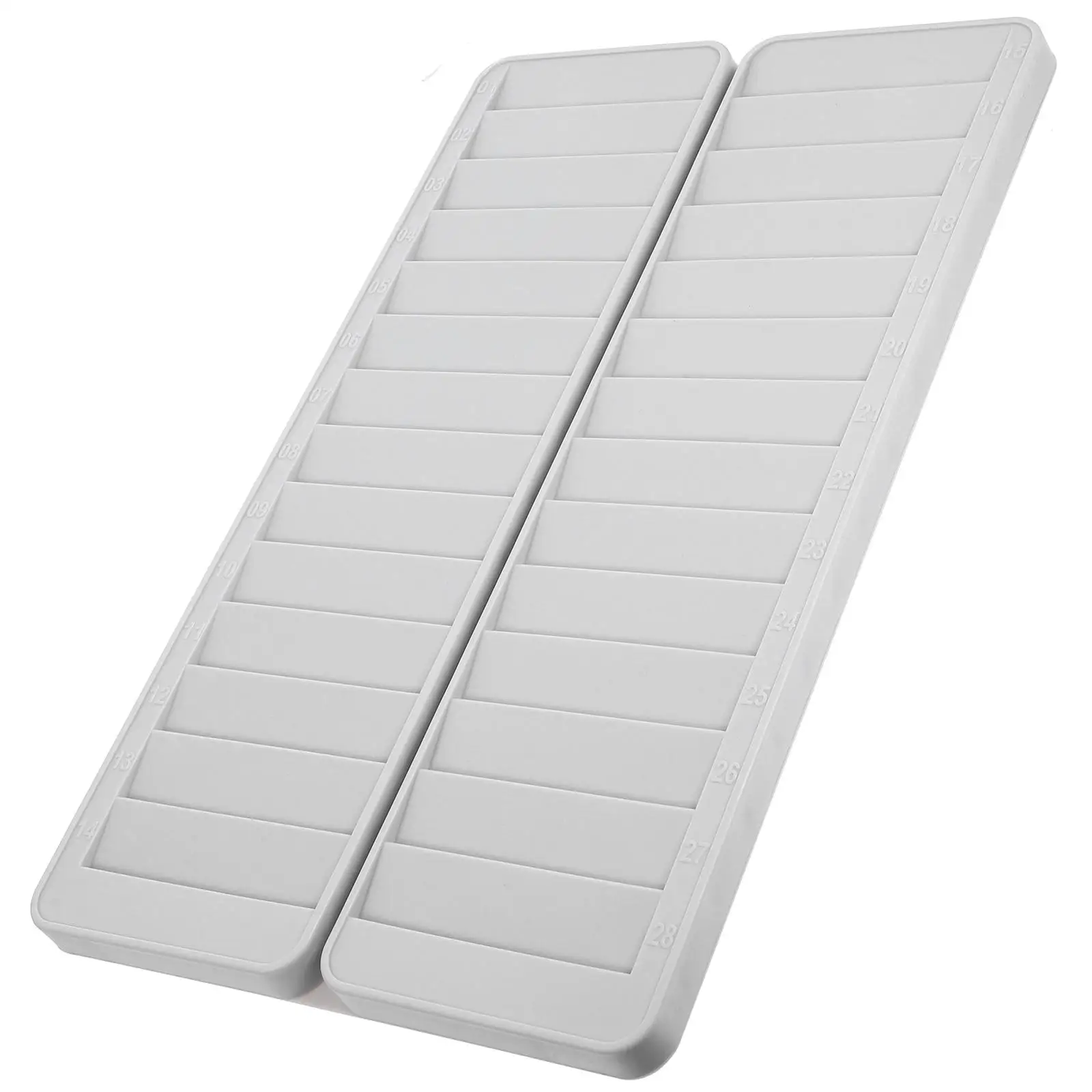 

Card Holder Multi-Slots Organizer Rack Plastic Material Storage Solution for Attendance Cards Tags Small Objects Factory