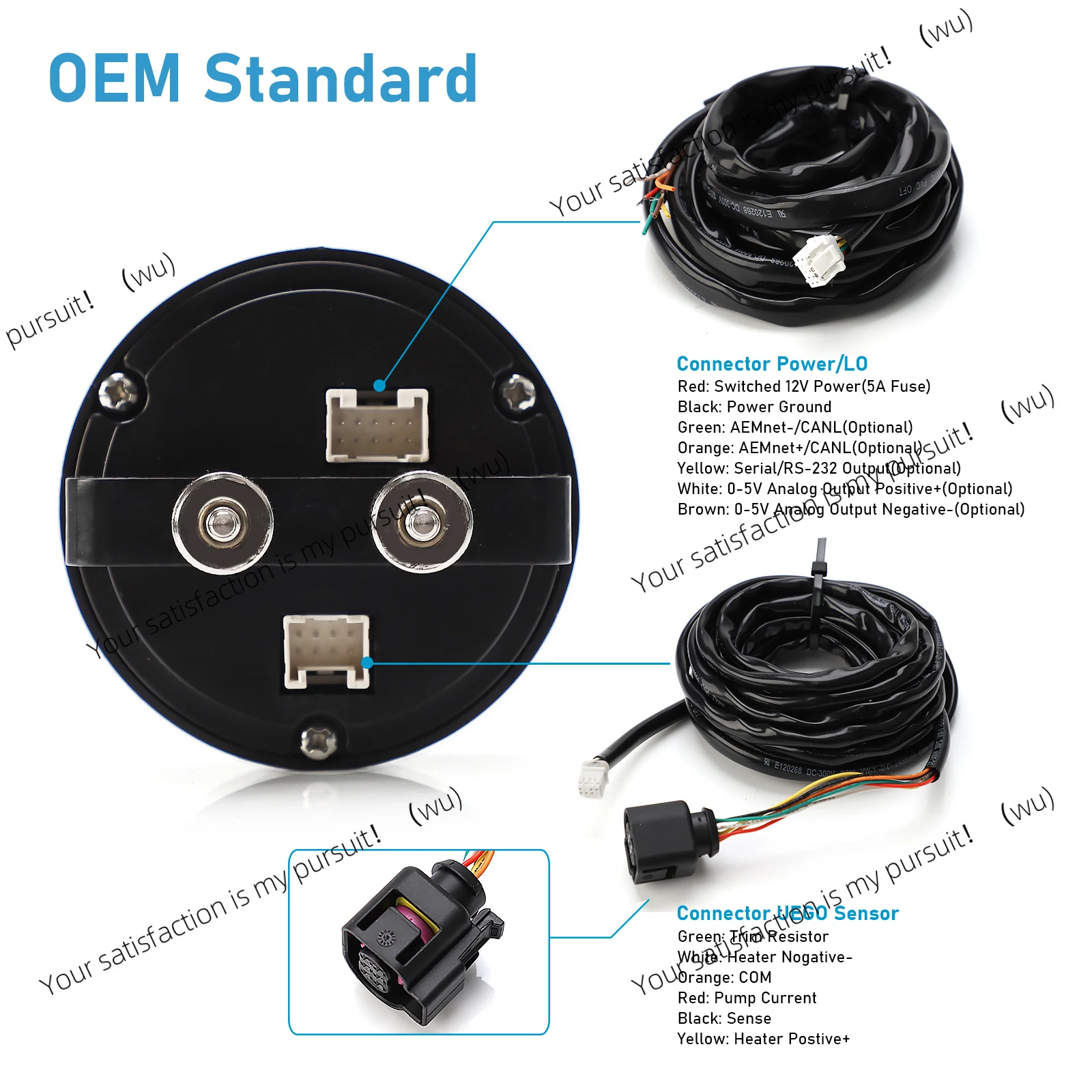 For 30-0300 Automotive Broadband Oxygen Sensor Kit, Broadband LSU 4.9, 0258017025 30-4110 Auto Parts view 5