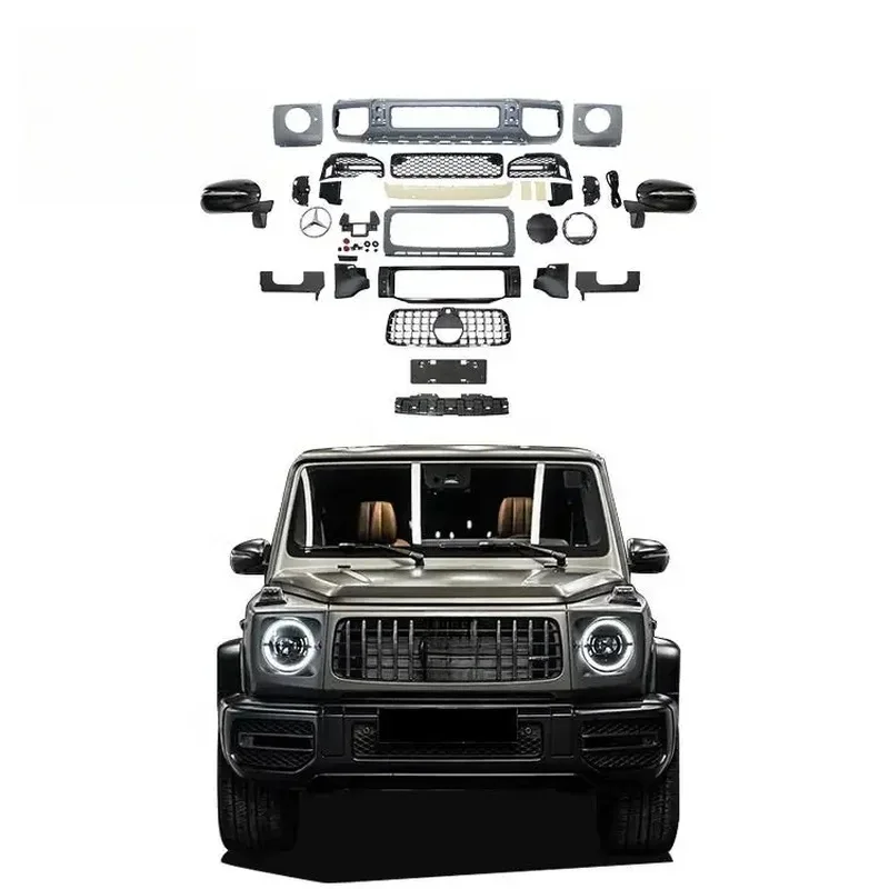 Practical G63 Style Old To New Conversion Body Kit Upgrade Exterior Sport Style Universal Fit Car Auto Guard