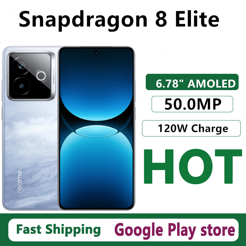  China Version Realme GT 7 Pro Racing Edition  6500mAh 120W Supervooc Snapdragon8 Elite 50MP  IMX896 OIS 6.78Inch AMOLED  IP69 