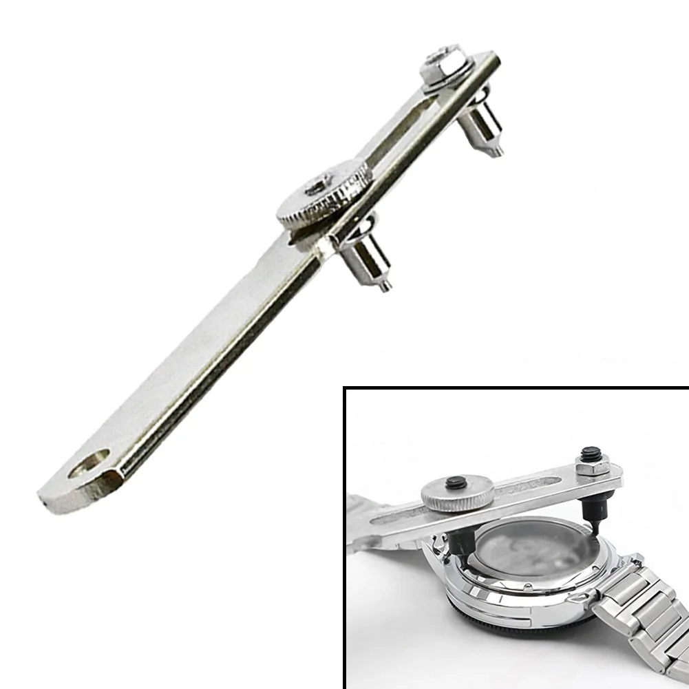 Watch Back Case Opener 12.5cm Watch Cover Remover Wrench For Watchmaker Adjustable Watches Repair Tool For Open Watch Back Case