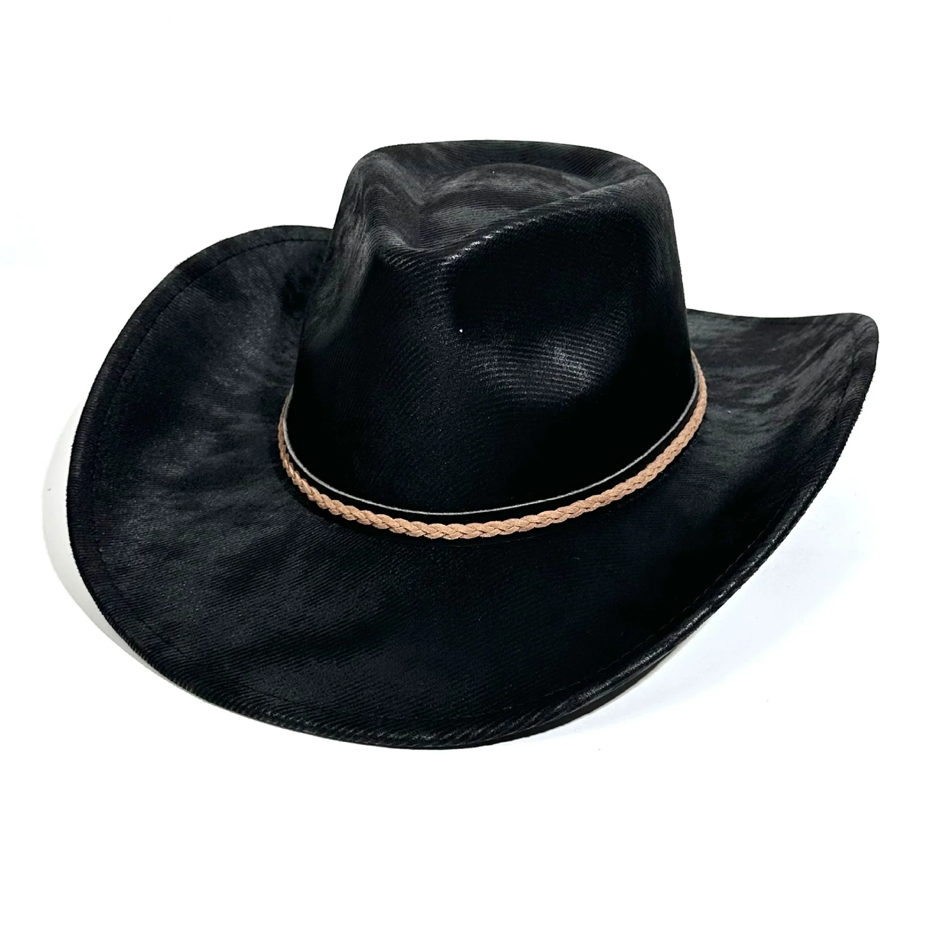 Western Cowboy Hats for Men and Women, Ethnic-Style Jazz Hats, Sun-Protective Hats, European and American-Style Fancy Hats
