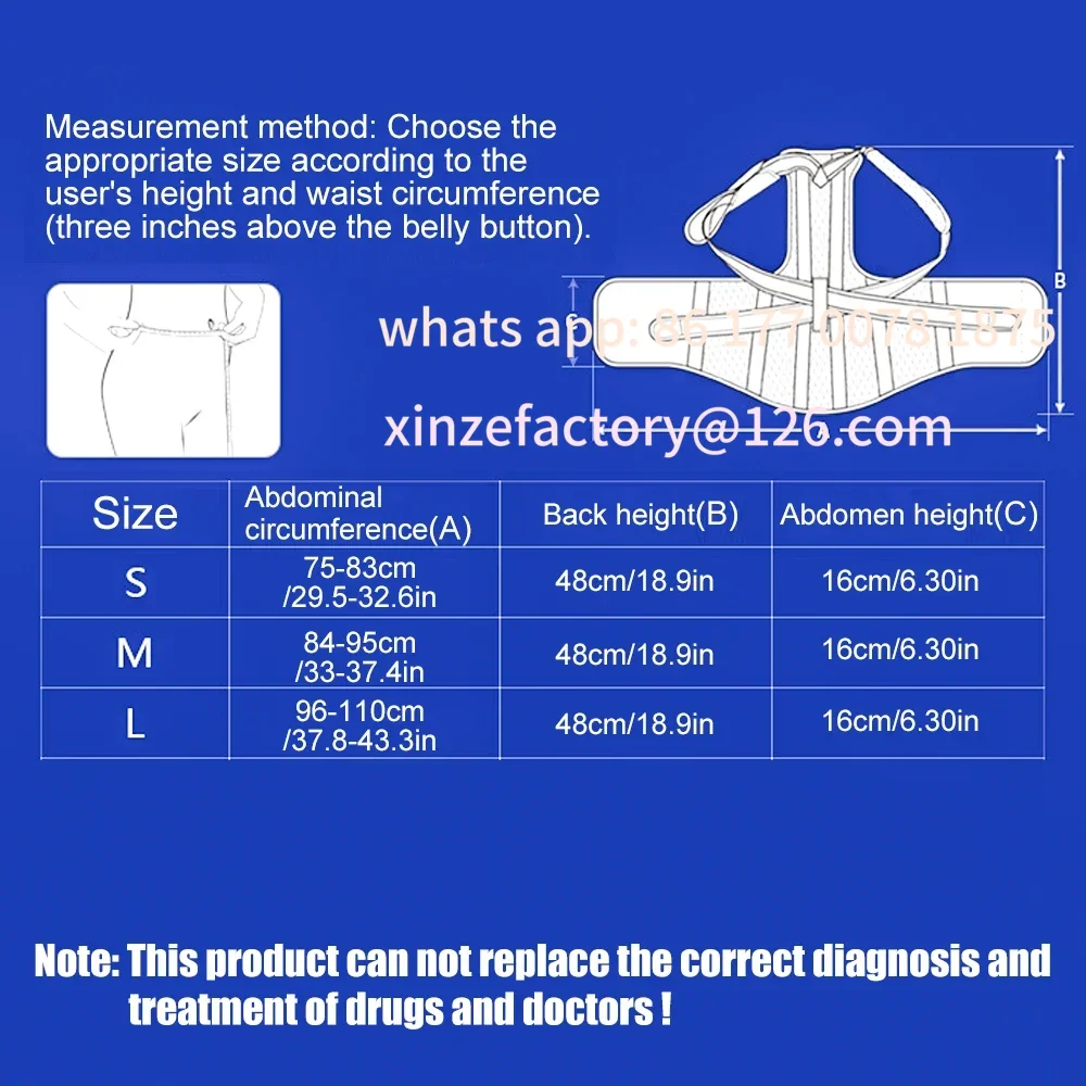 Customizable 1Pcs Back Brace Posture Support For Women Men Improve Posture - Adjustable Upper Back Support for Lumbar Clavicle