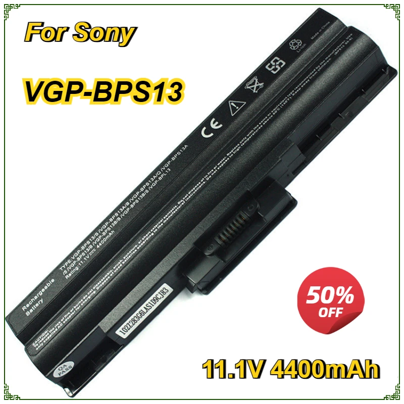 

Laptop Battery VGP-BPS13 for Sony VGP-BPS13/S BPS13AS BPS13A/S BPS13B/S VGN-CS28 BPS13 VGN-CS Silver VGP-BPS21 BPS13 A/B