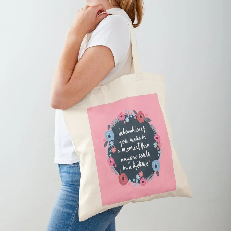 

JEHOVAH LOVES YOU Tote Bag Women bags tote bag canvas Women's beach bags reusable grocery bags