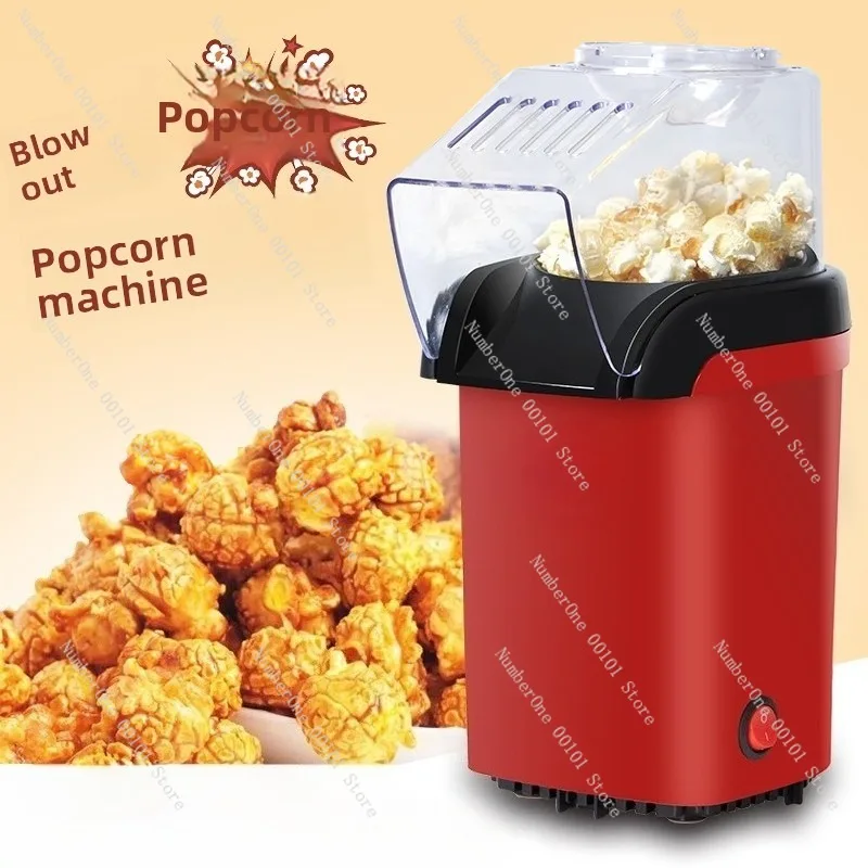 Mini Household Automatic Popcorn Maker, Children-Friendly Electric Corn Popper for Home Snack Making