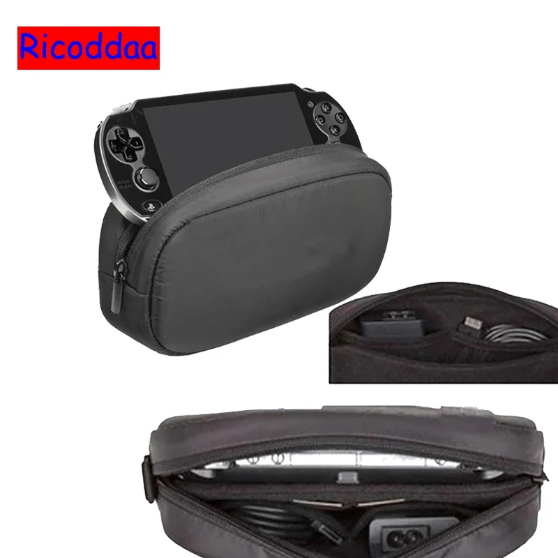 Soft Travel Protective Case For PSV1000/2000 Pouch Bag For Sony Playstation PS VITA 1000 2000 Console Large Capacity Accessories